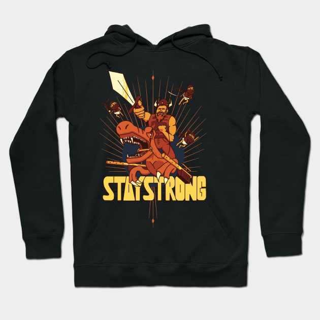 Ellohime's Exclusive Stay Strong Design Hoodie by Ellohime